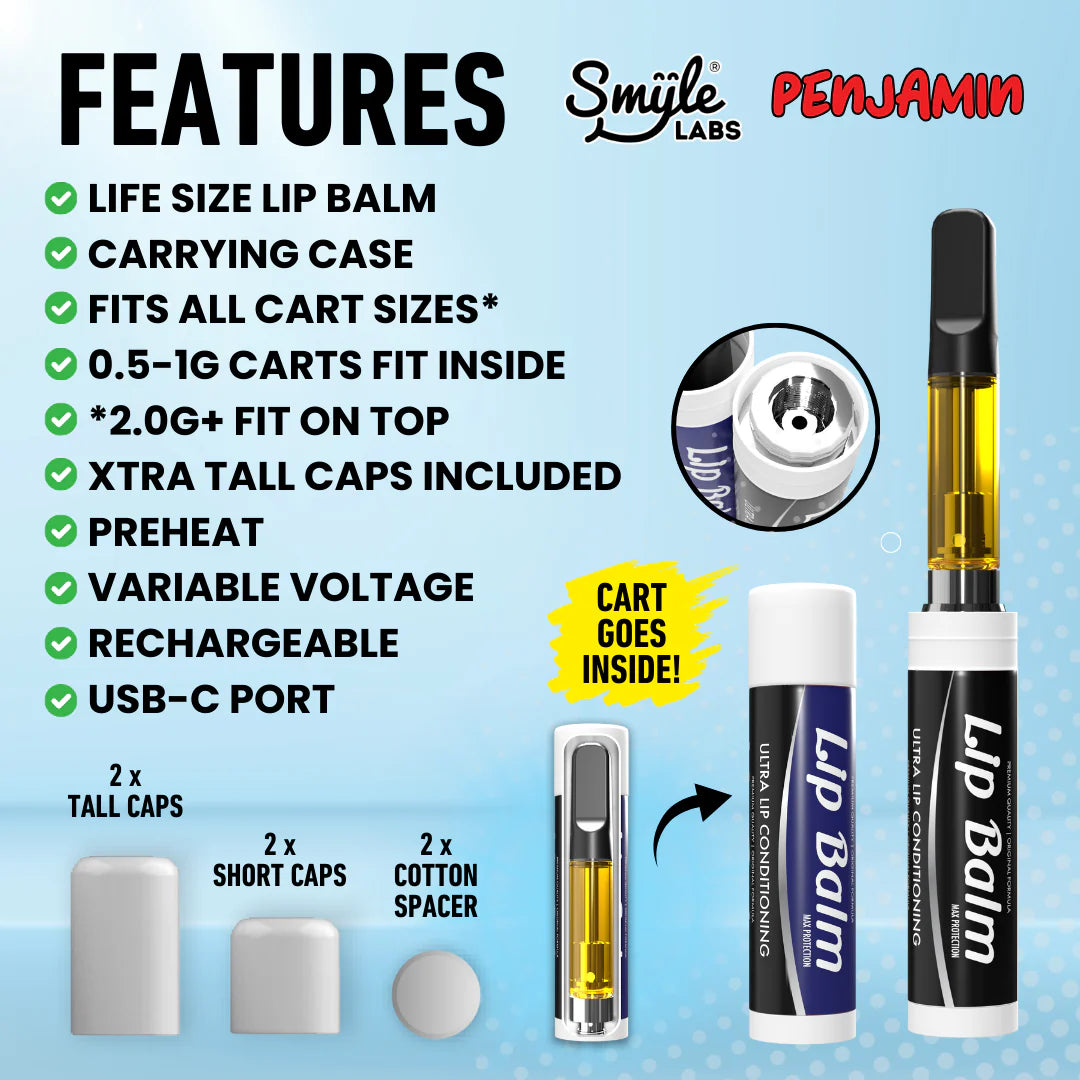 cigarette lip balm Vanilla + Orange Lip Balm 2PCS Lip Lightening for Dark