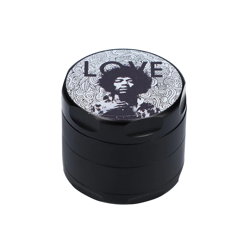 Rock Legends Jimi Hendrix Love 55mm 4-Piece Grinder