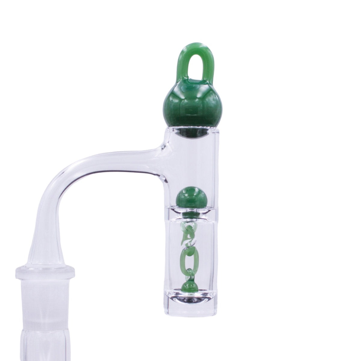 Glass Smoking Water Pipe Accessories 20mm Flat Top Pearl Ball