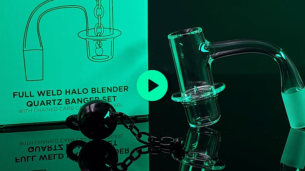 full weld halo blender quartz banger set