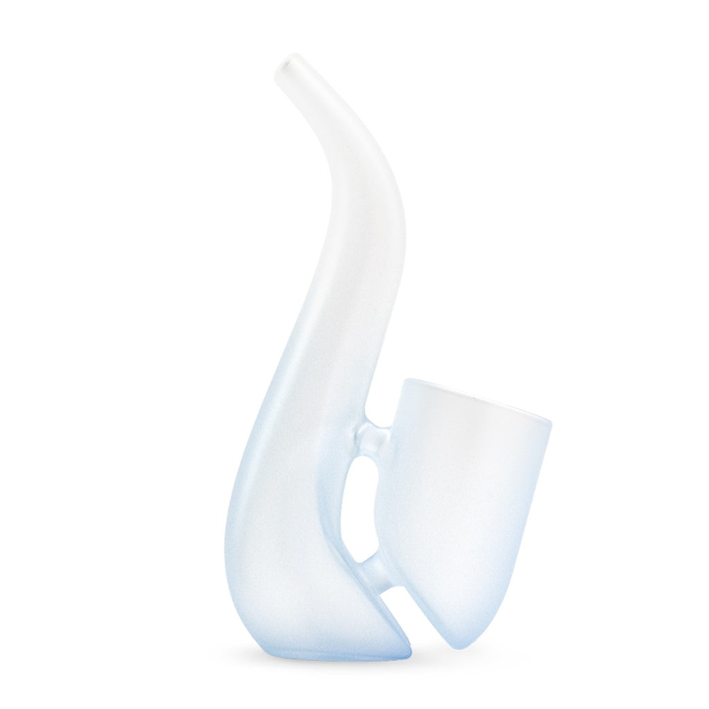 Puffco Proxy V2 Haze Bubbler upright, on white background