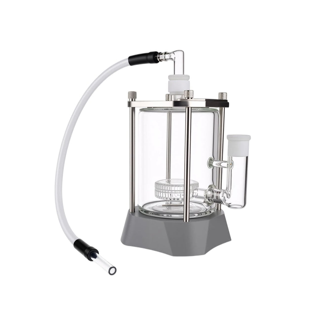 Caged Beast Water Pipe with Silicone Whip & LED Base