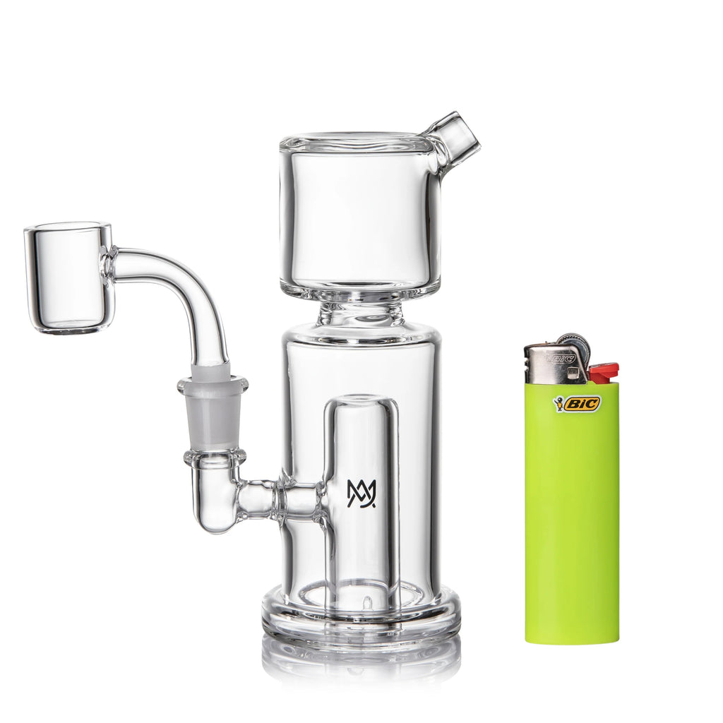 MJ Arsenal Column Mini Dab Rig | Compact 10mm Quartz Dab Rig – The ...
