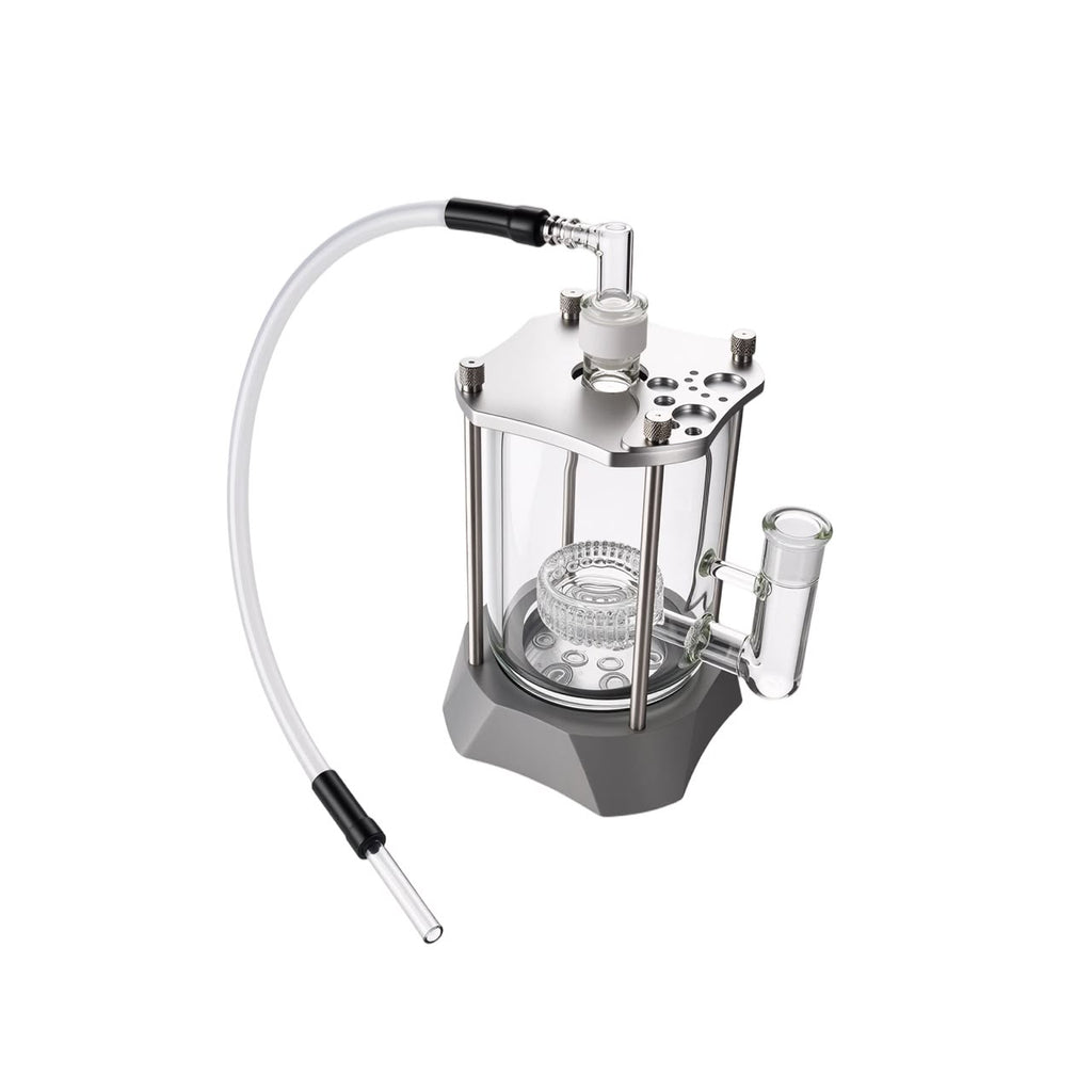 Caged Beast Water Pipe with Silicone Whip & LED Base