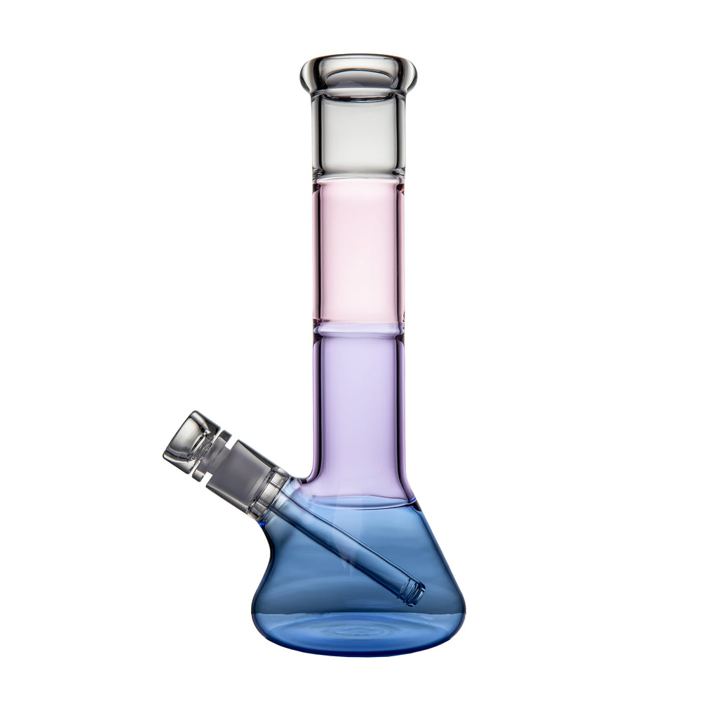 BigFUN! Tricolor Glass Bong Water Pipe