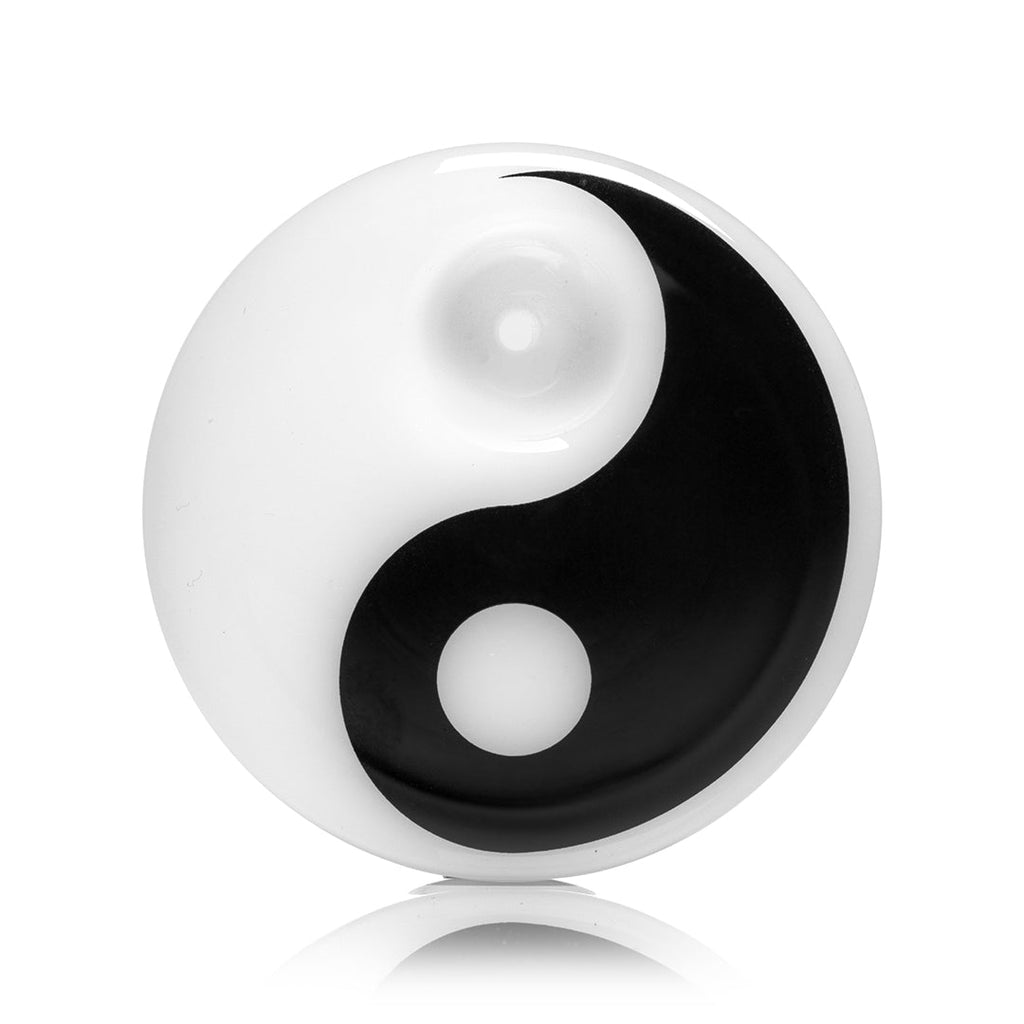 Hemper Yin Yang Glass Hand Pipe - Novelty Pipe
