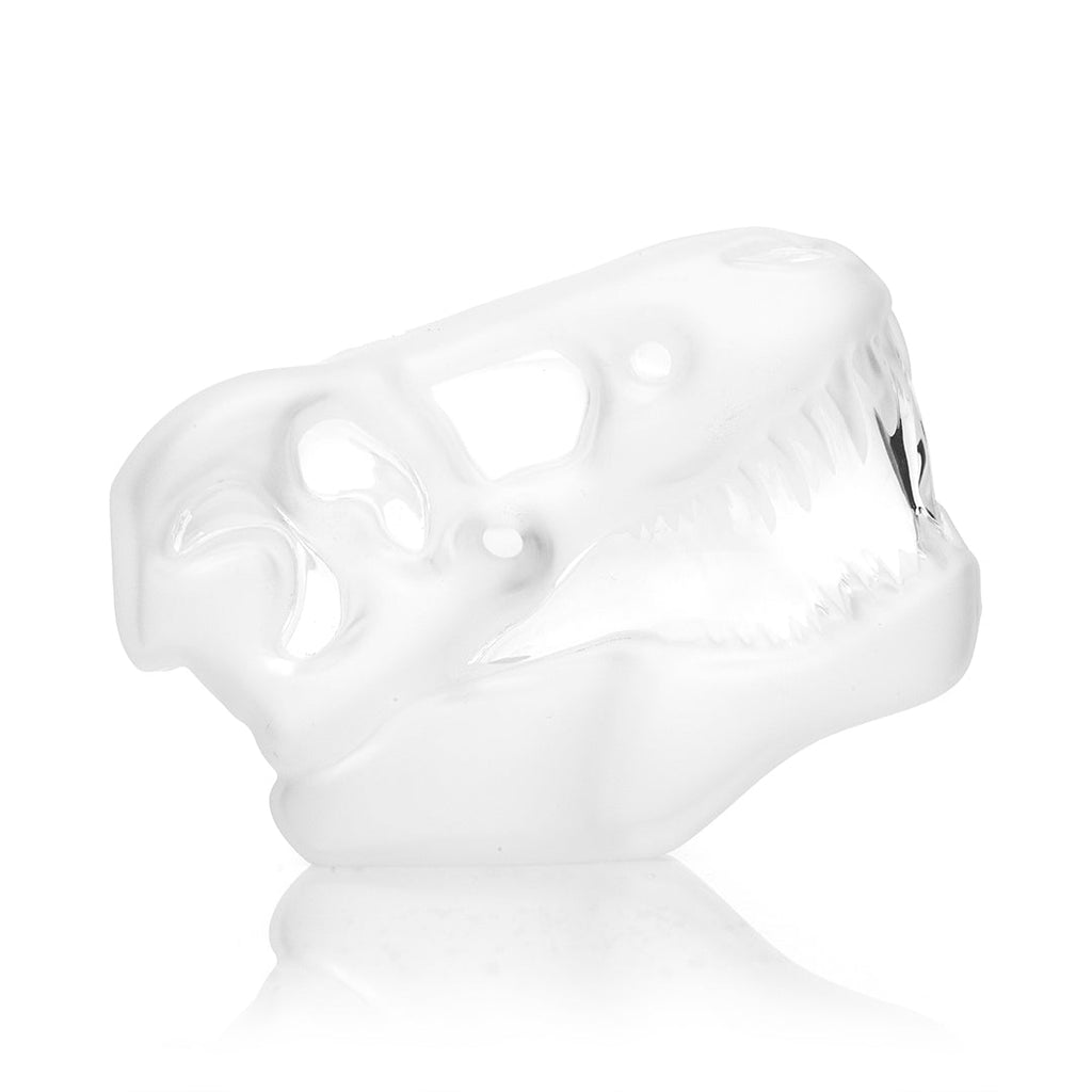 Hemper Jurassic Spark Skull Glass Pipe - T-Rex Hand Pipe