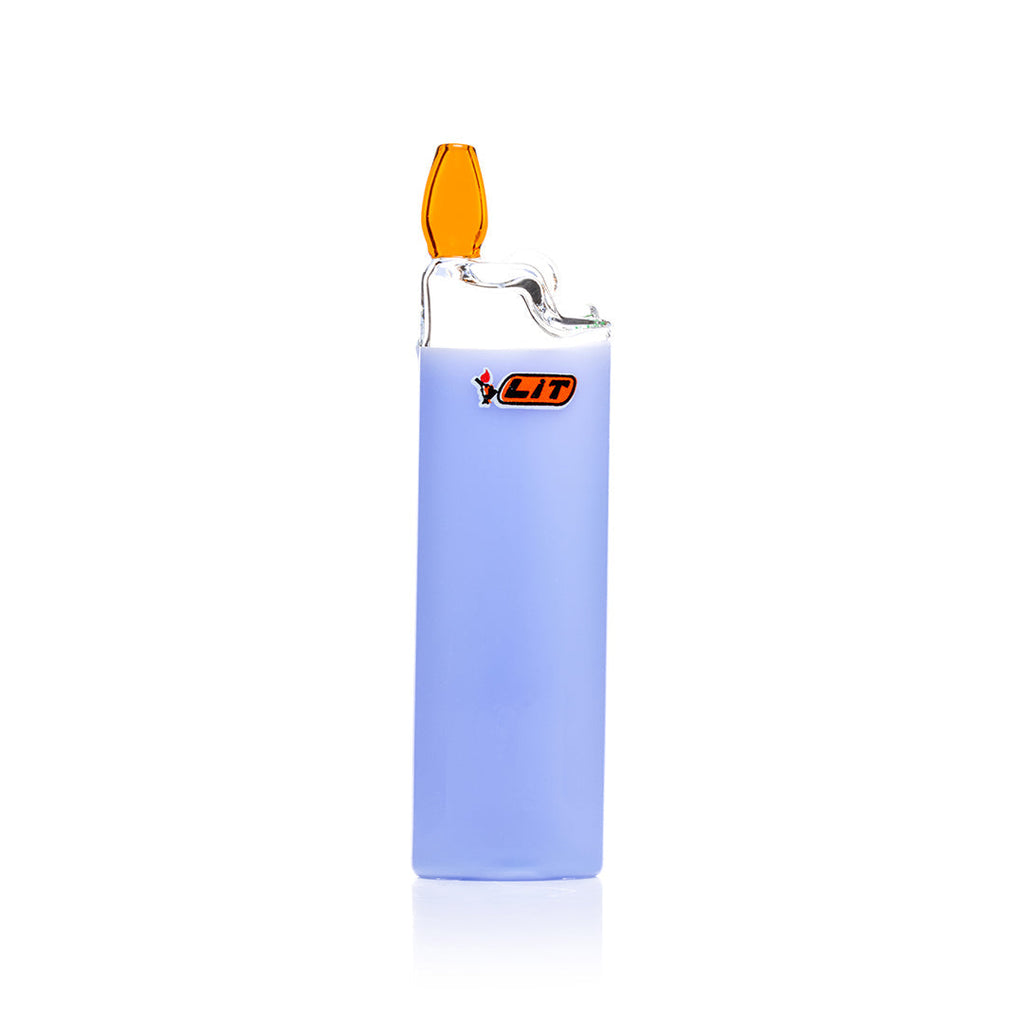 Hemper Bowlman Lighter Glass Hand Pipe