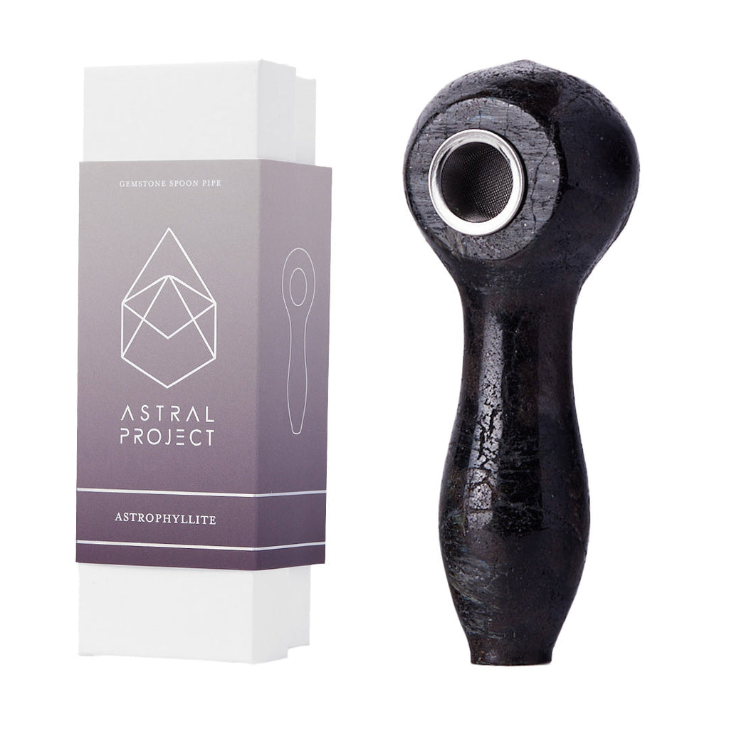 Astral Project Gemstone Spoon Pipes