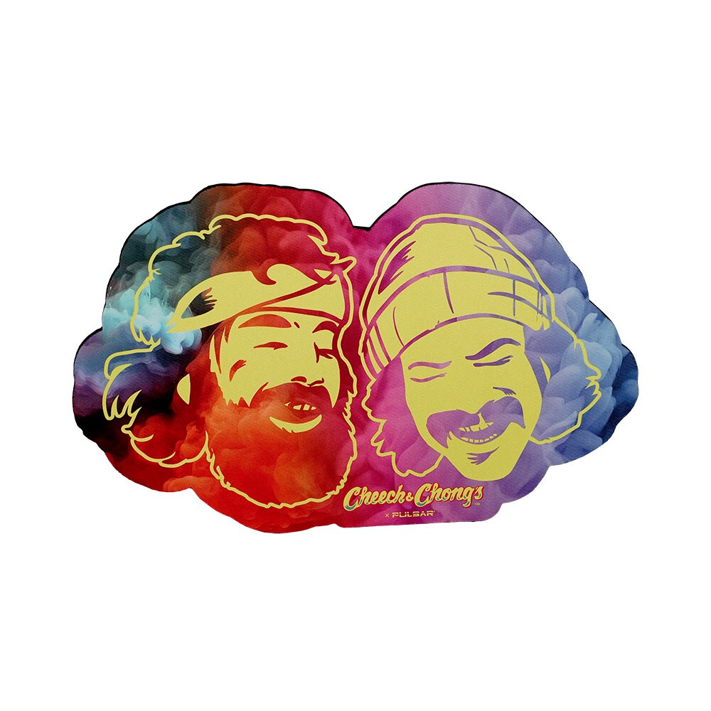 Cheech & Chong's x Pulsar Smoke Die Cut Fabric Top 15 x 9.5in Dab Mat