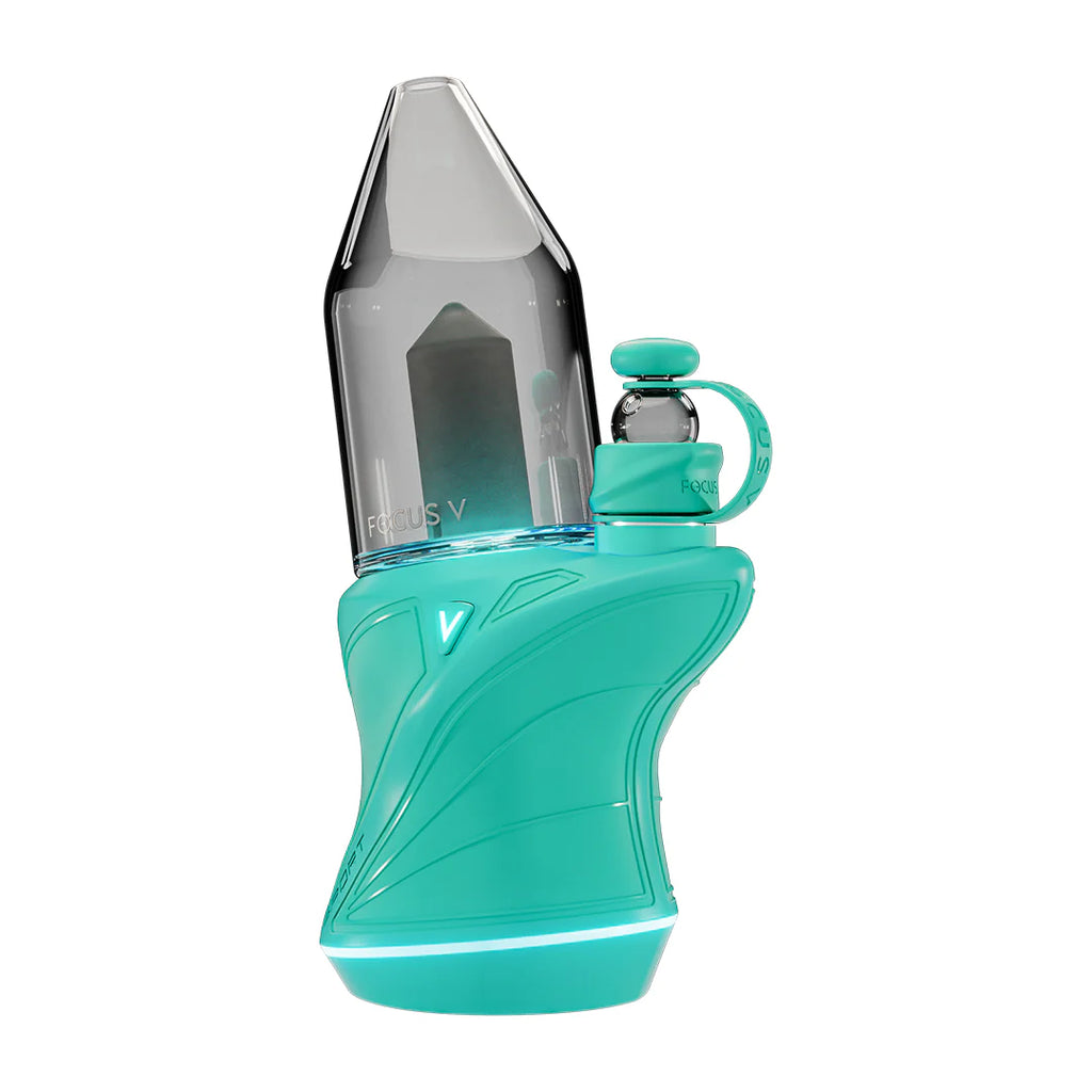Teal Focus V Carta Sport Vaporizer on a white background