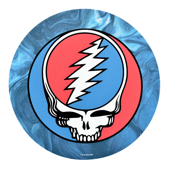 Grateful Dead x Pulsar Steal Your Face Swirls Fabric Top 8in Dab Mat