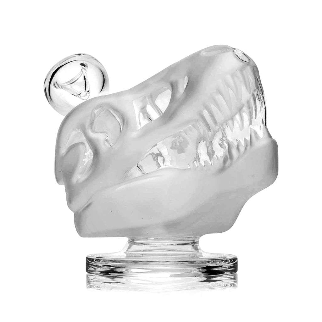 Hemper Jurassic Spark Skull Glass Water Pipe - 14mm Mini Bong