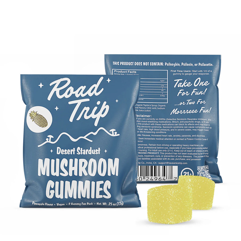 Road Trip Desert Stardust Mushroom Gummies - Pineapple