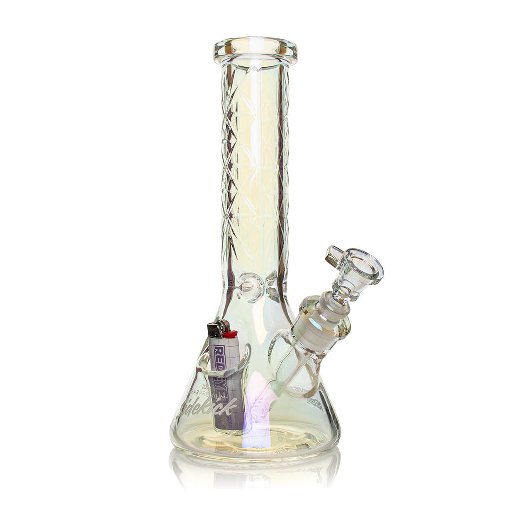 Gear Premium 12" Sidekick Beaker Bong – Terminator Finish Water Pipe