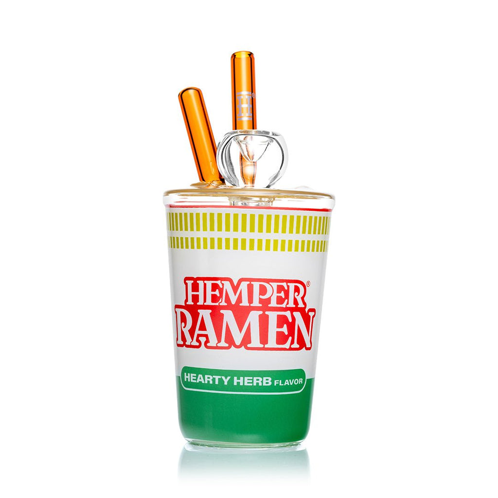 Hemper Ramen Cup Glass Water Pipe - 14mm Bong