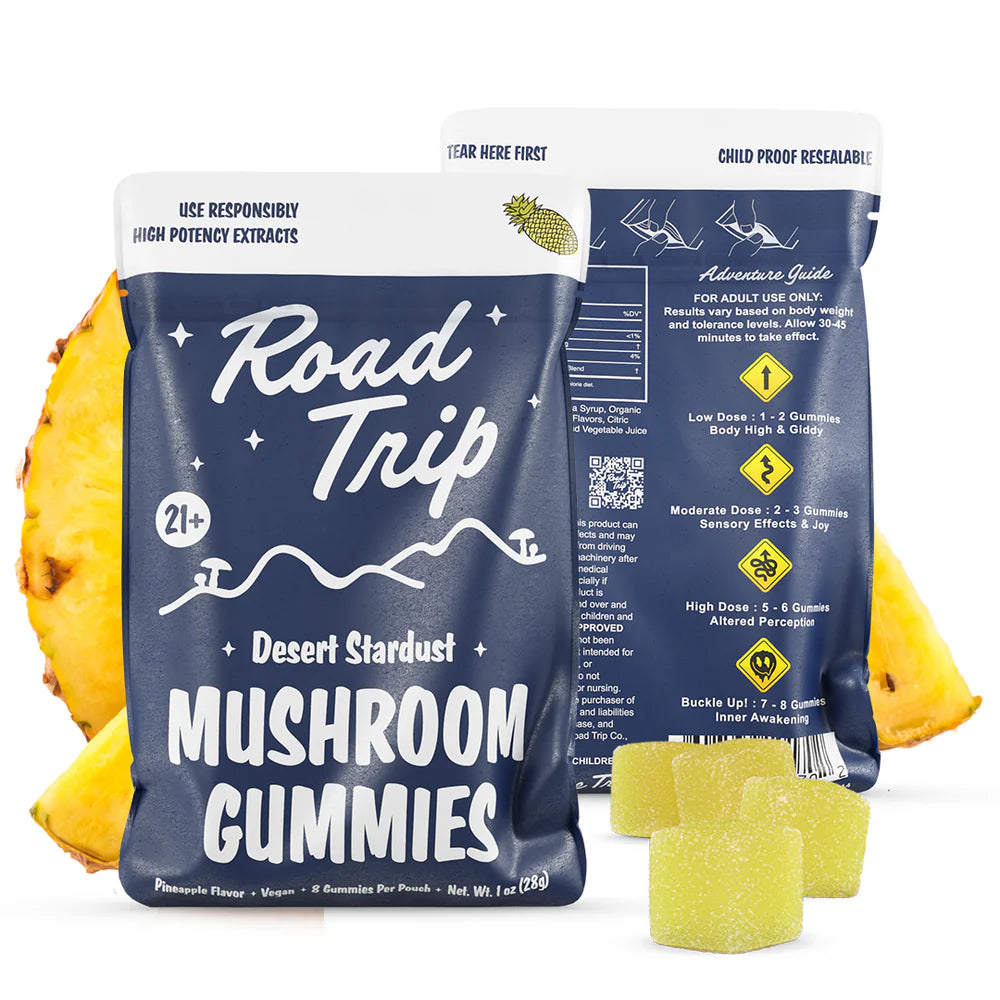 Road Trip Desert Stardust Mushroom Gummies - Pineapple