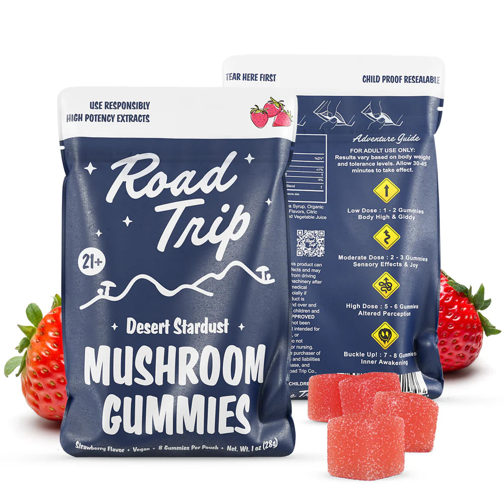 Road Trip Desert Stardust Mushroom Gummies - Strawberry