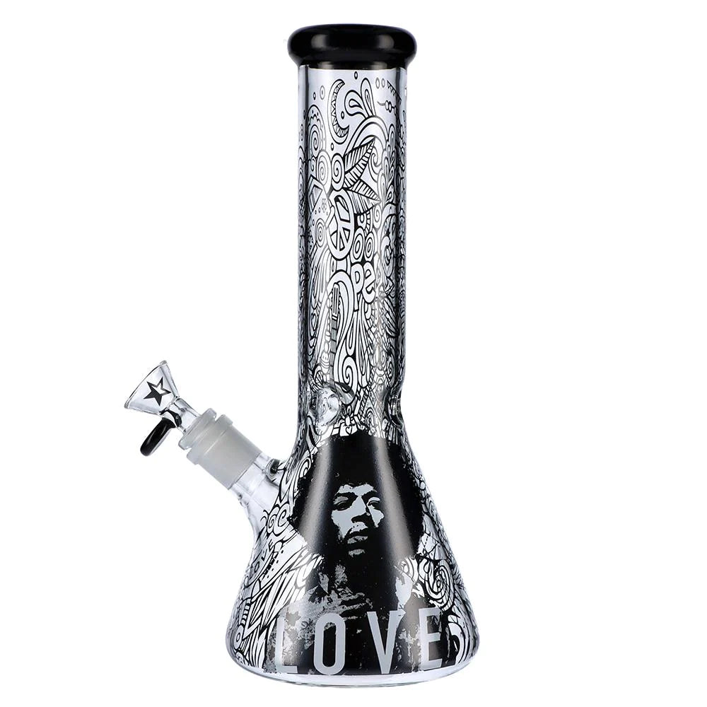 Diamond Cut Glass Bong, Classic Backed Glass Bong, Unique Design Water  Pipe