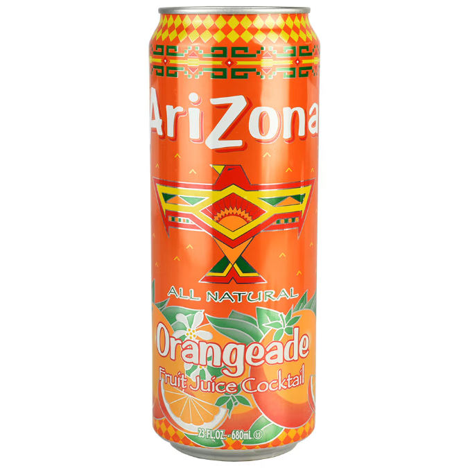 AriZona Beverage Can Diversion 23oz Orangeade Stash Safe