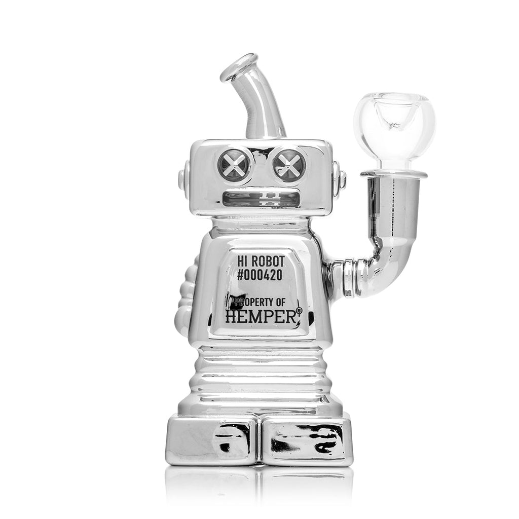 Hemper Hi-Robot Glass Water Pipe - 14mm Robot Bong