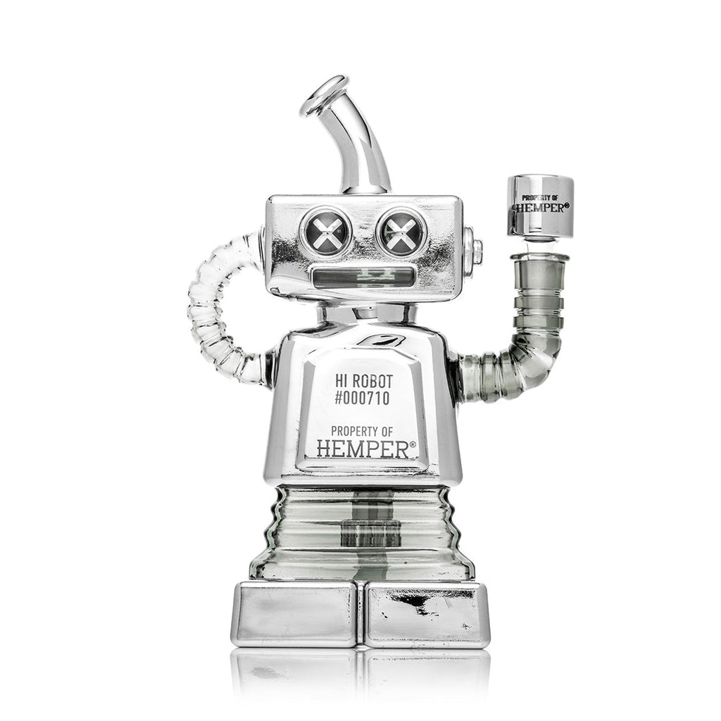 Hemper Hi-Robot Glass Water Pipe - 14mm Robot Bong