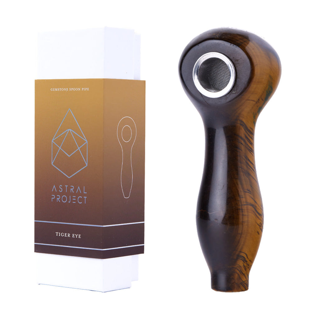 Astral Project Gemstone Spoon Pipes