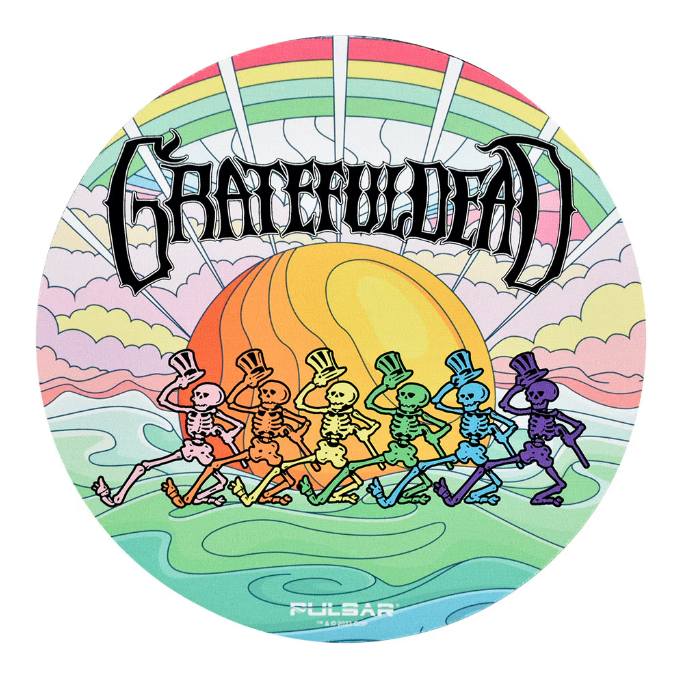 Grateful Dead x Pulsar Under The Rainbow Fabric Top 8in Dab Mat