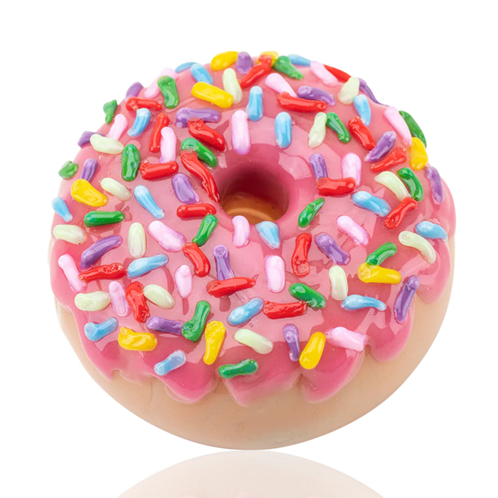 Empire Glass Works Pink Sprinkle Donut Dry Pipe