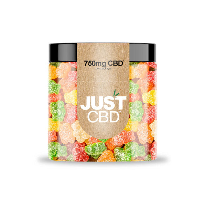 JustCBD CBD Gummy Sour Bear Jars