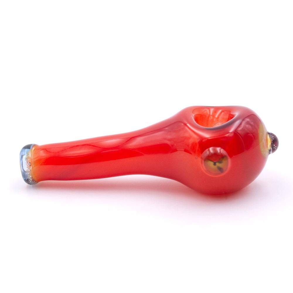 Nikos Flores 3.75" Pomegranate Tubing  Spoon Pipe