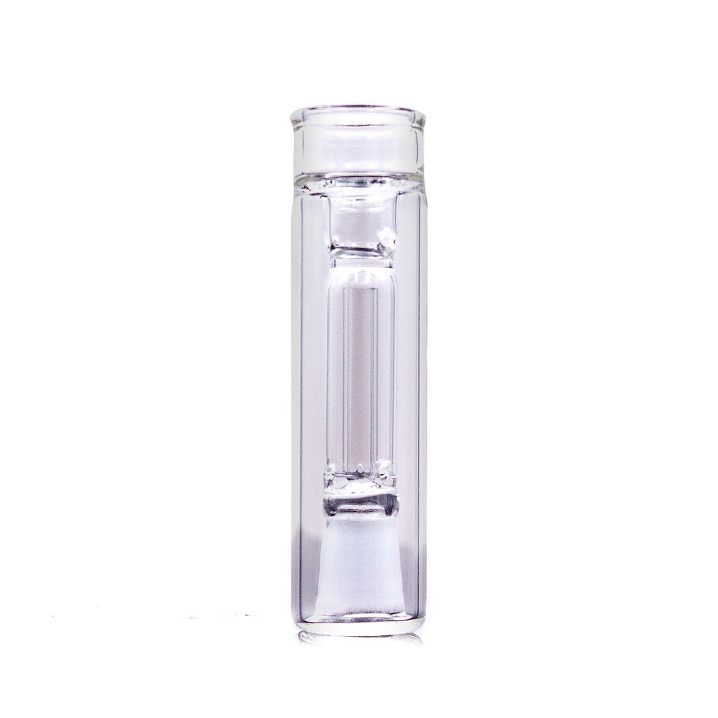 Portable Glass Water Bubbler for DynaVap & Davinci IQ - 3.5 The Stash Shack Portable Glass Water Bubbler for DynaVap & Davinci IQ - 3.5 The Stash Shack