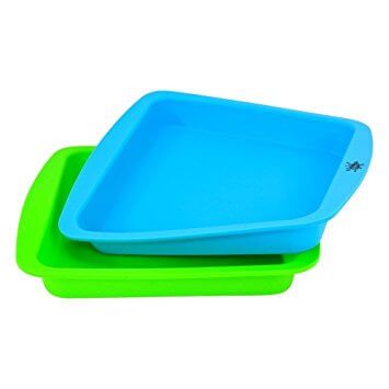 NoGoo 8in. x 8in. Nonstick Square Silicon Dish