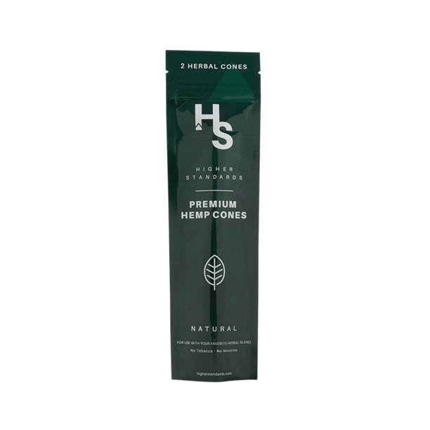 Higher Standards Premium Natural Cones - Box of 15 Two Pack